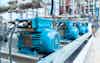 Additive pump station in petrochemical technology stainless steel installation